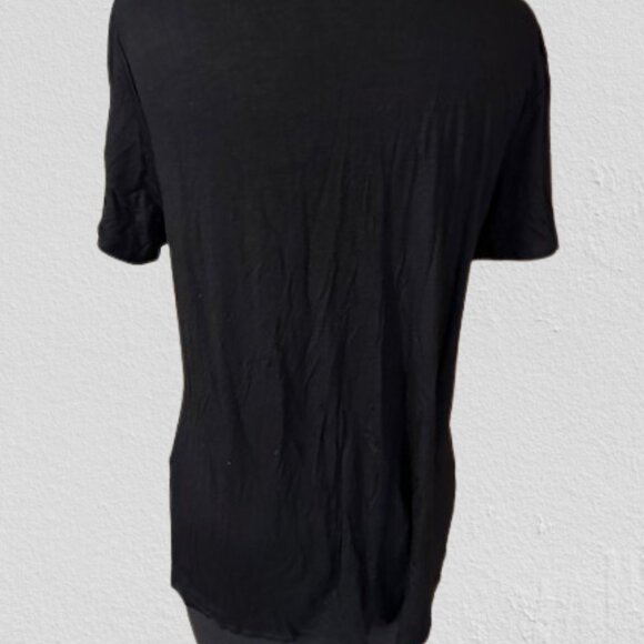 Choker V Neck T-shirt with Metal Eyelets  4237  NWT Boutique - Picture 2 of 11